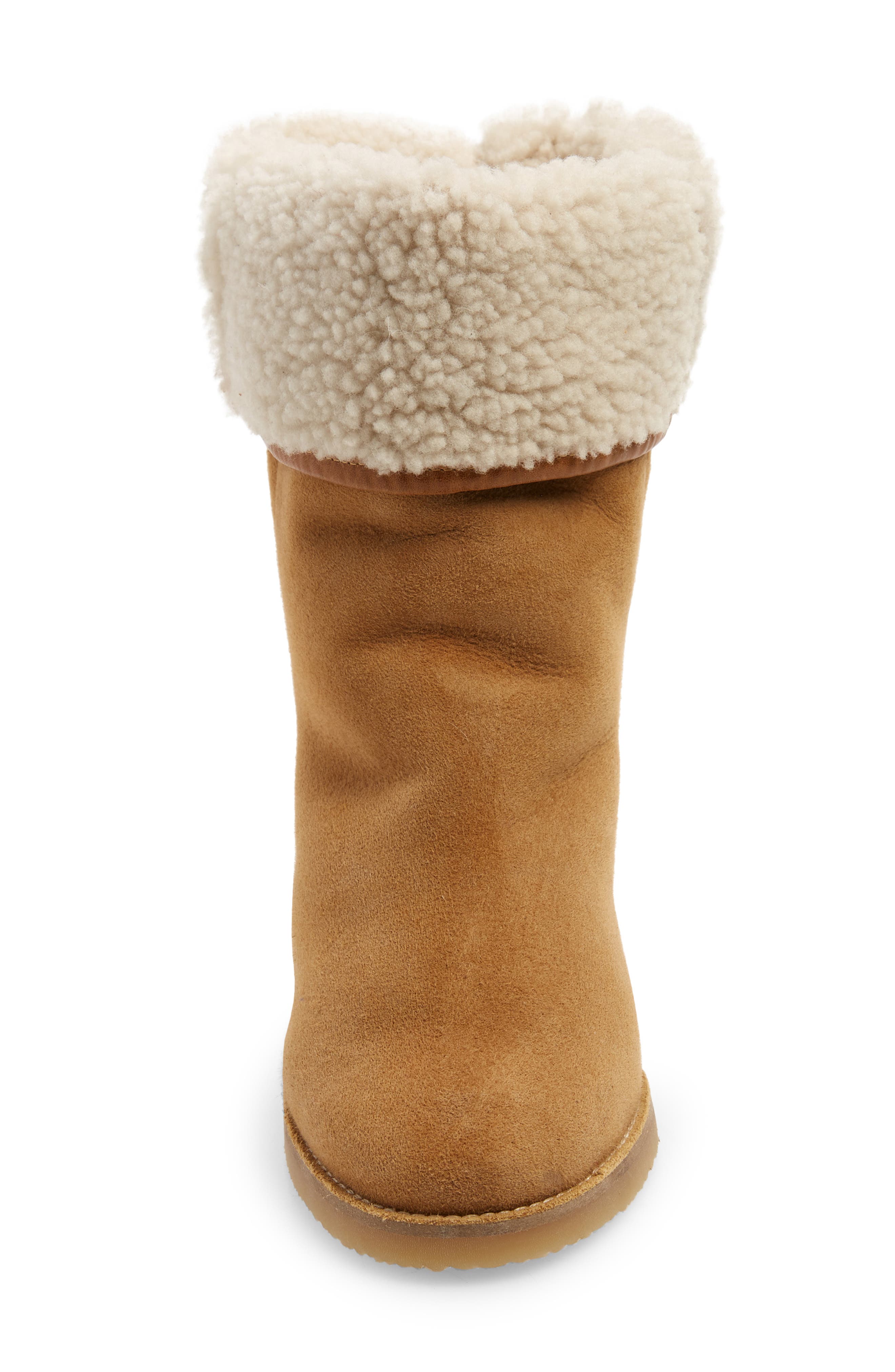 Totam Genuine Shearling Bootie, Alternate, color, 23NL NATURAL