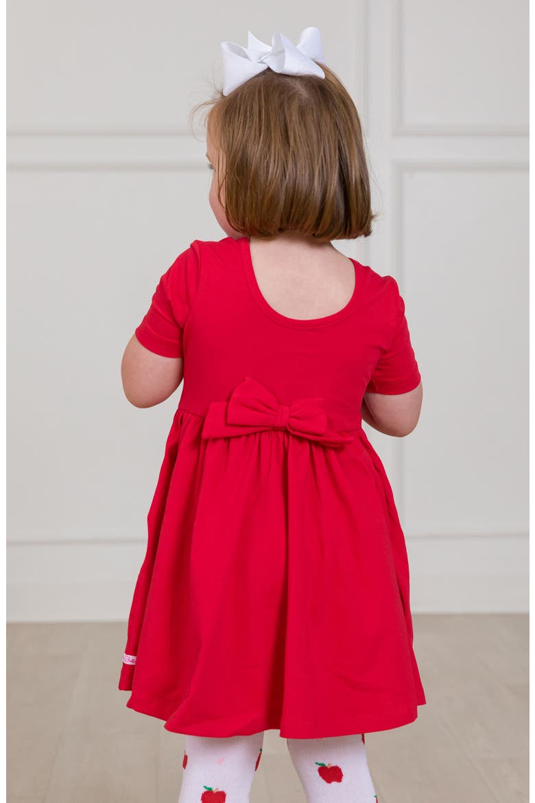 Sold Short Sleeve Skater Dress, Alternate, color, RED