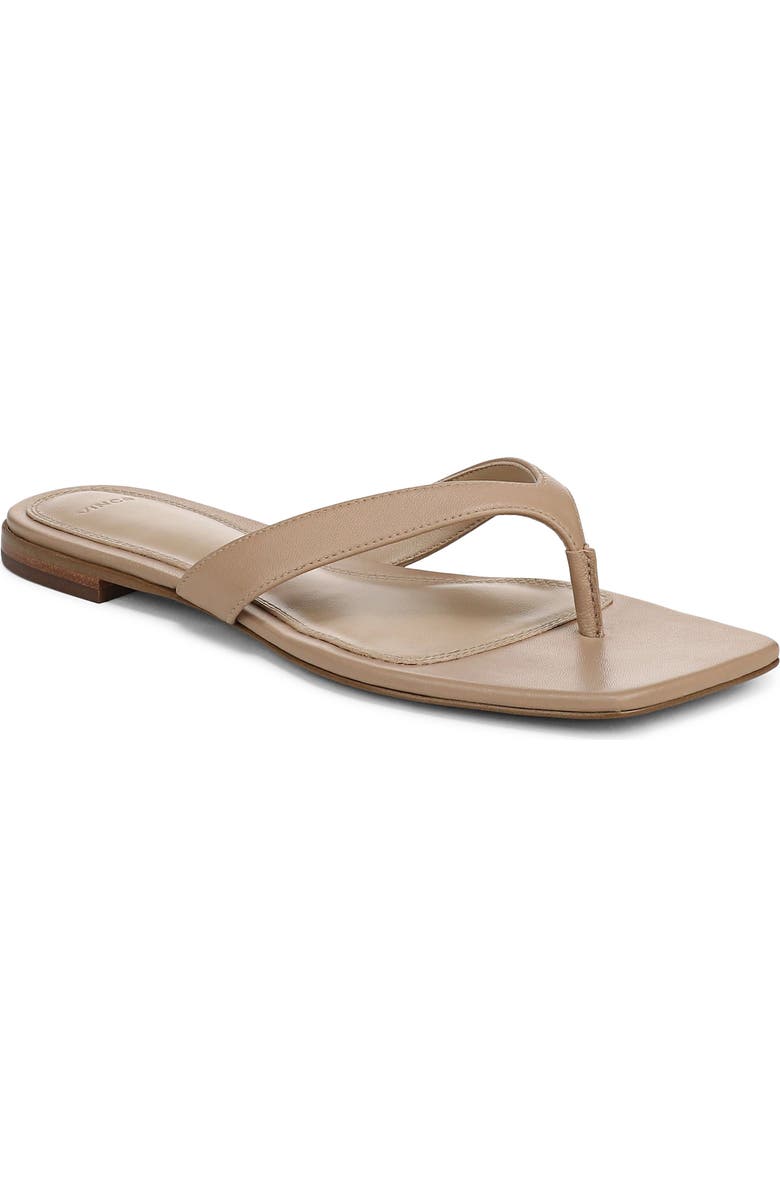 Vince San Juan Flip Flop, Main, color, Warm Almond