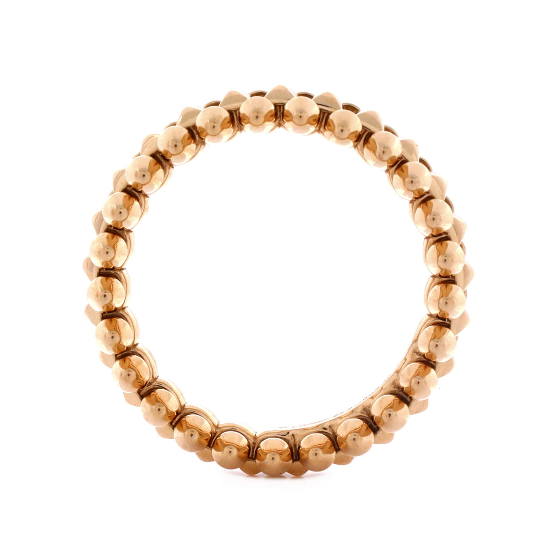 Clash de Cartier Ring 18K Rose Gold Small, Alternate, color, Metallic Gold