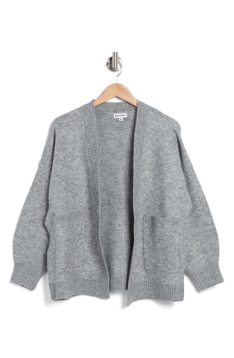 Vigoss Mossy Open Cardigan, Alternate, color, 