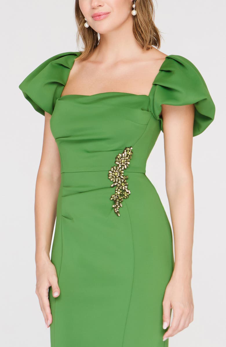 JS Collections Scotlyn Puff Sleeve Gown, Alternate, color, 