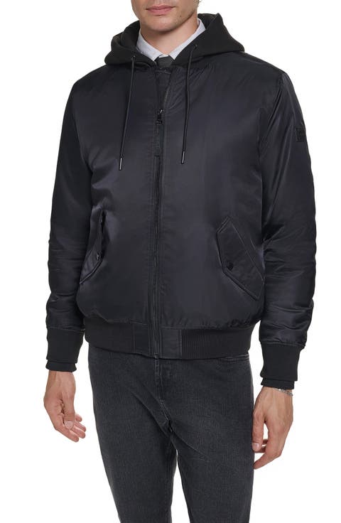 Signature Hooded Bomber Jacket