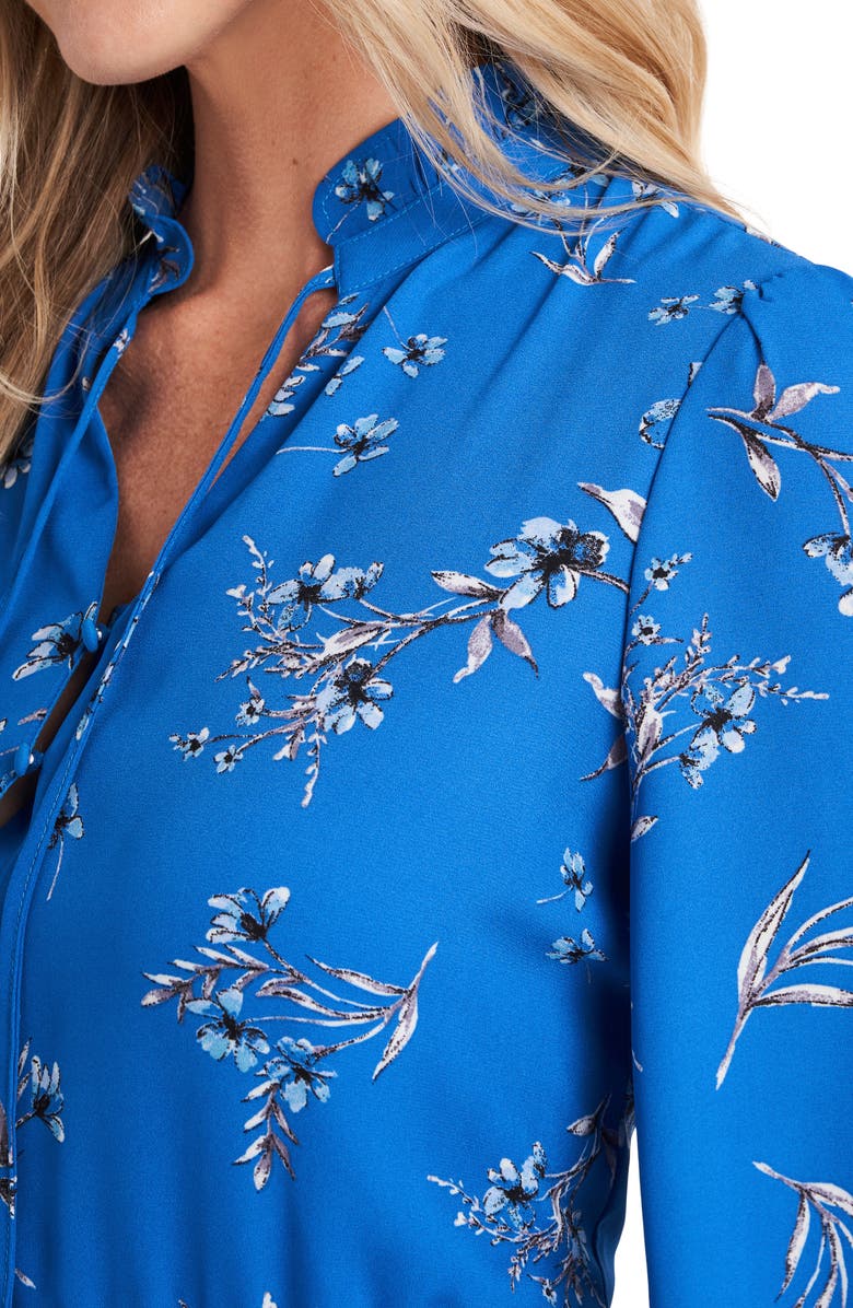 CeCe Floral Print Long Sleeve Dress, Alternate, color, 