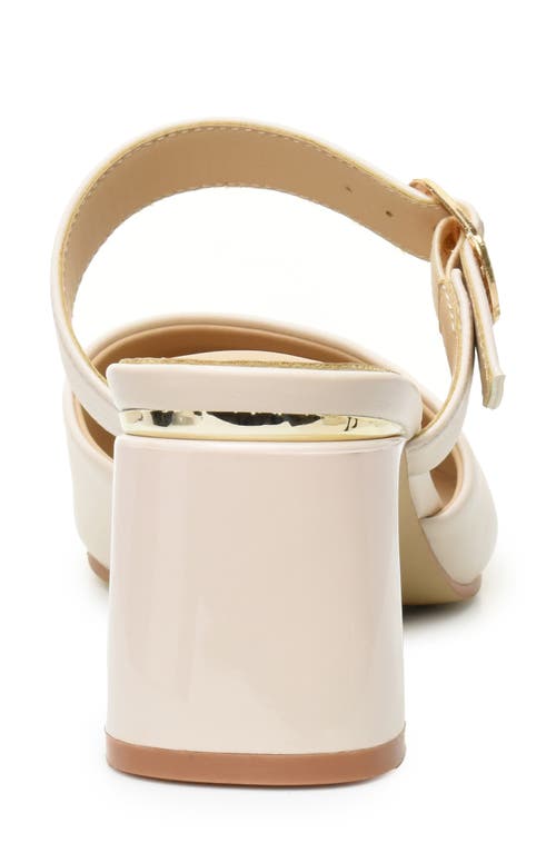 Catherine Catherine Malandrino Belky Buckle Mule Pump In Beige