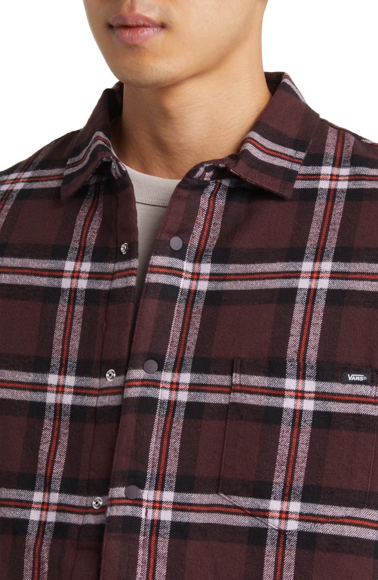 Vans Kesler Plaid Cotton Button-Up Shirt, Alternate, color, 