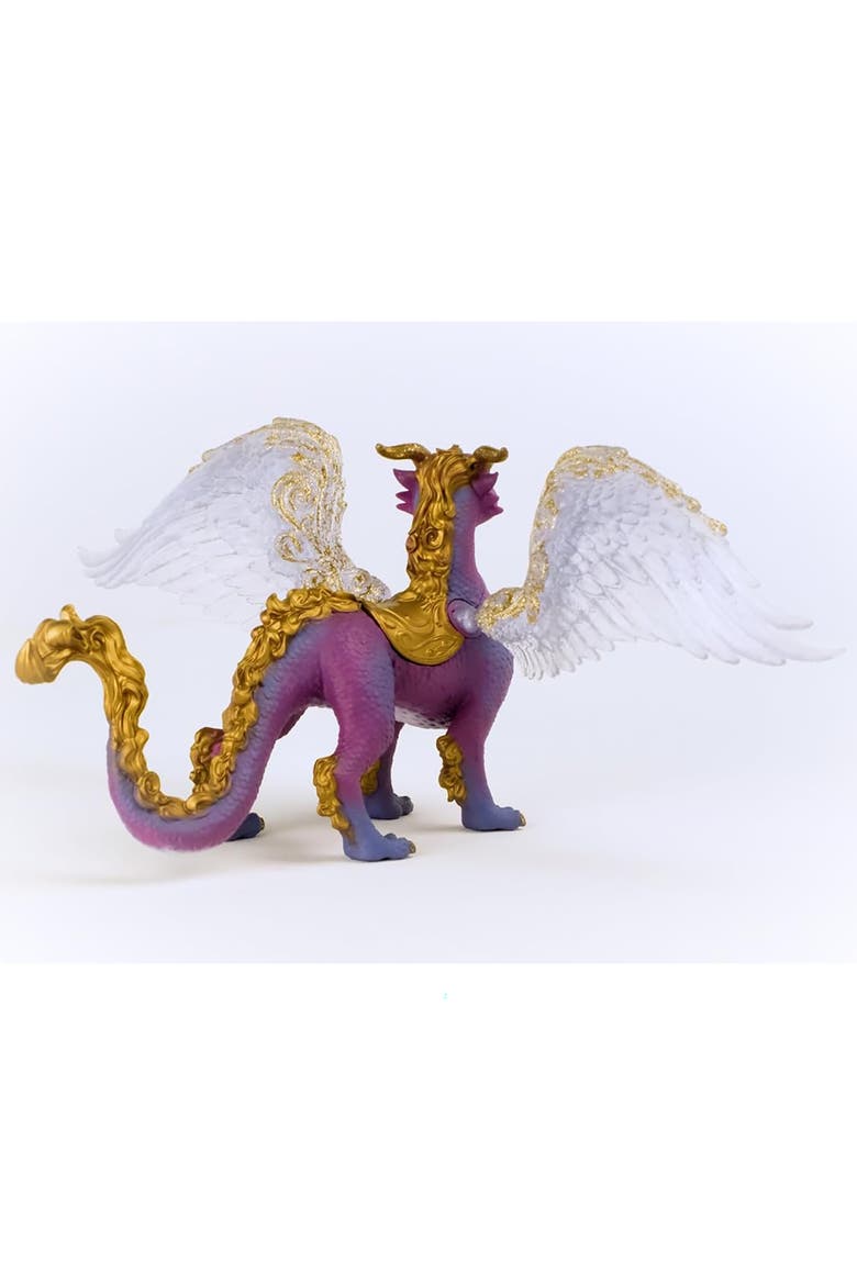 Bayala, Night Sky Dragon Purple & Gold Figurine, Alternate, color, Purple