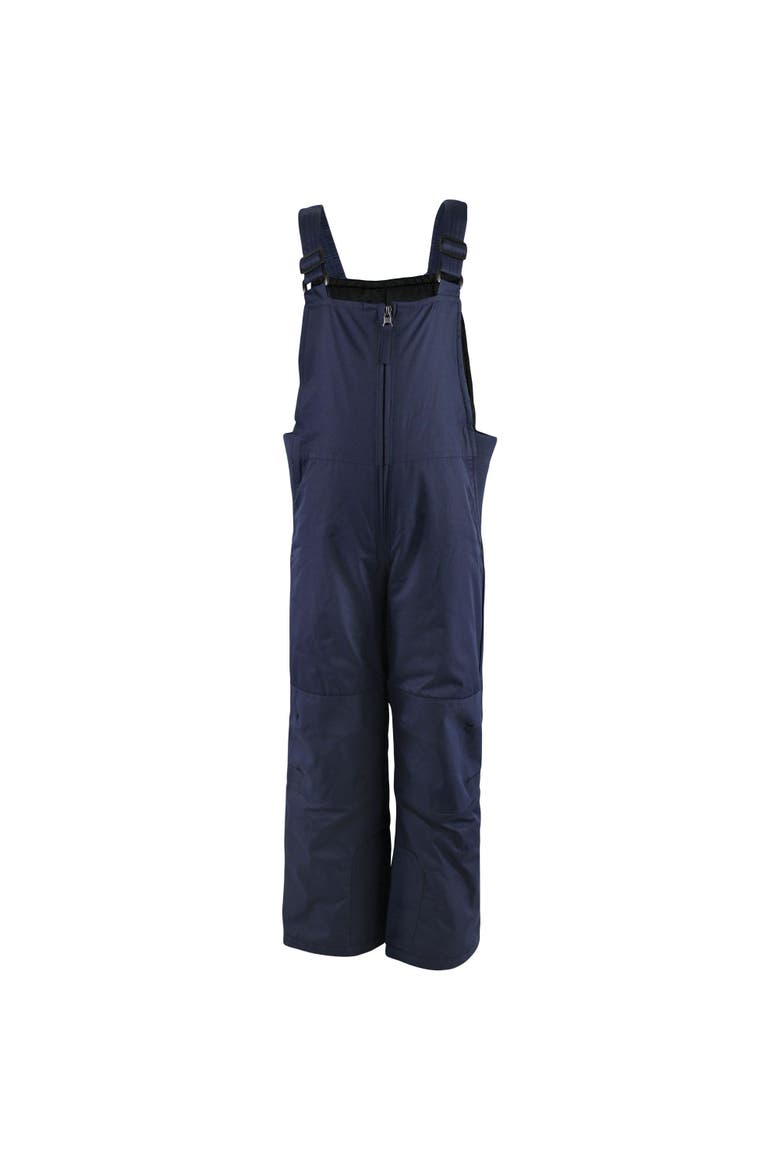 Snow Bib Overalls, Main, color, Solid Navy