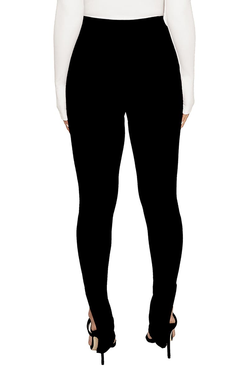 Naked Wardrobe Side Slit Leggings, Alternate, color, 