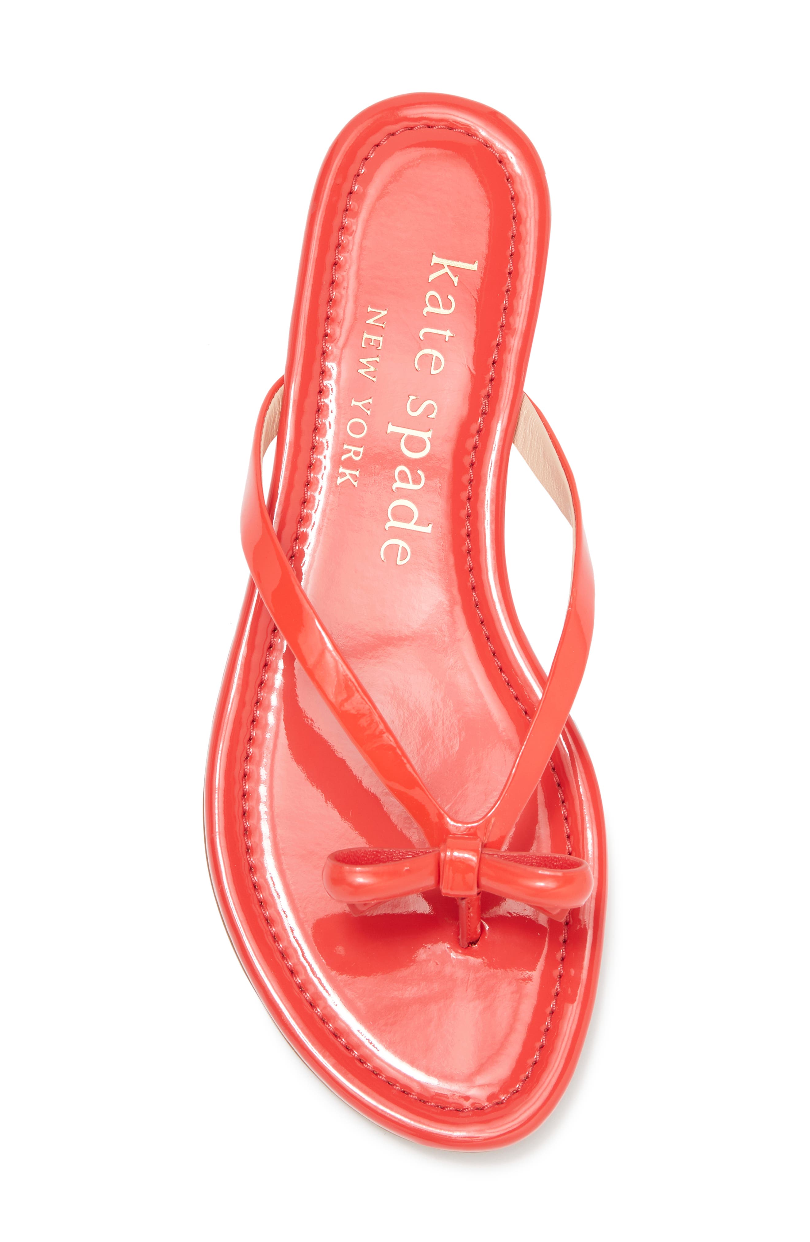 petit flip flop, Alternate, color, CORAL ROSE PATENT LEATHER