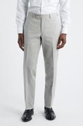 Jack Victor Piero Flat Front Stretch Cotton & Wool Pants