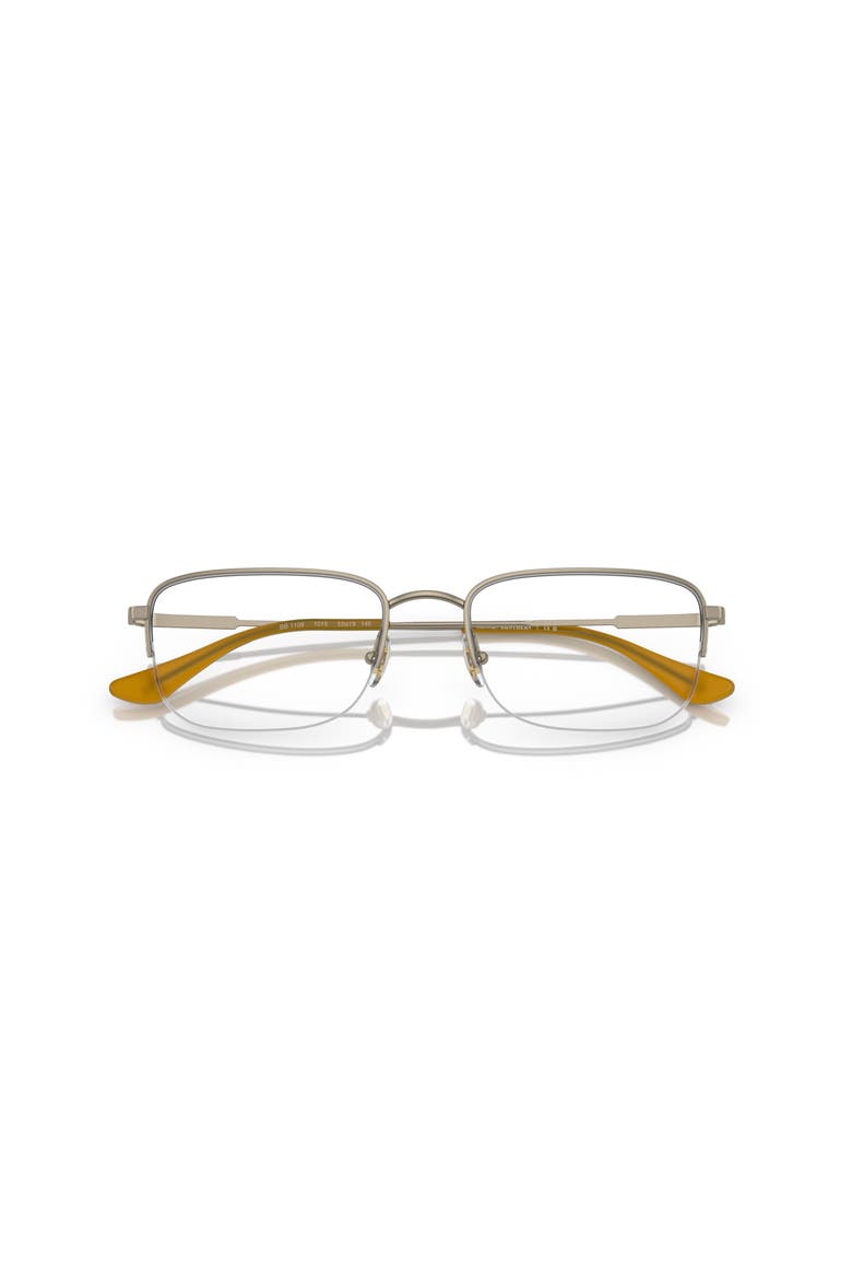 55mm Rectangle optical glasses, Alternate, color, Gold