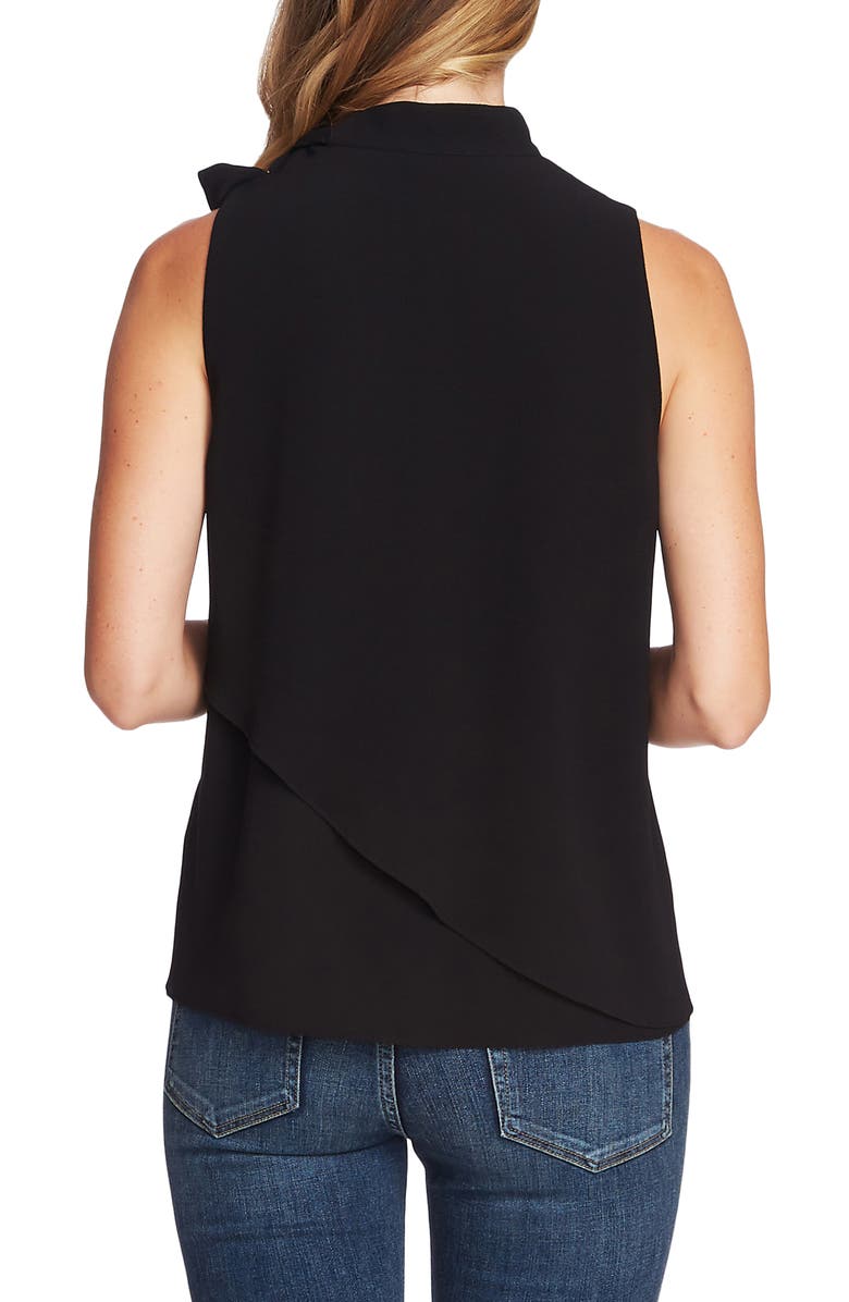 Vince Camuto Sleeveless Tie Neck Top, Alternate, color,
