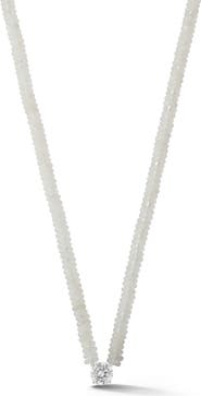 SPHERA MILANO Beaded Round Pendant Necklace