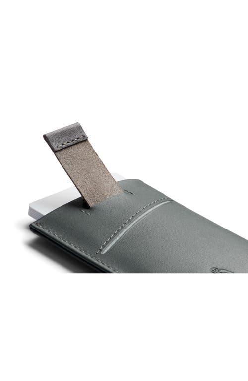 Bellroy Leather Card Case In Everglade