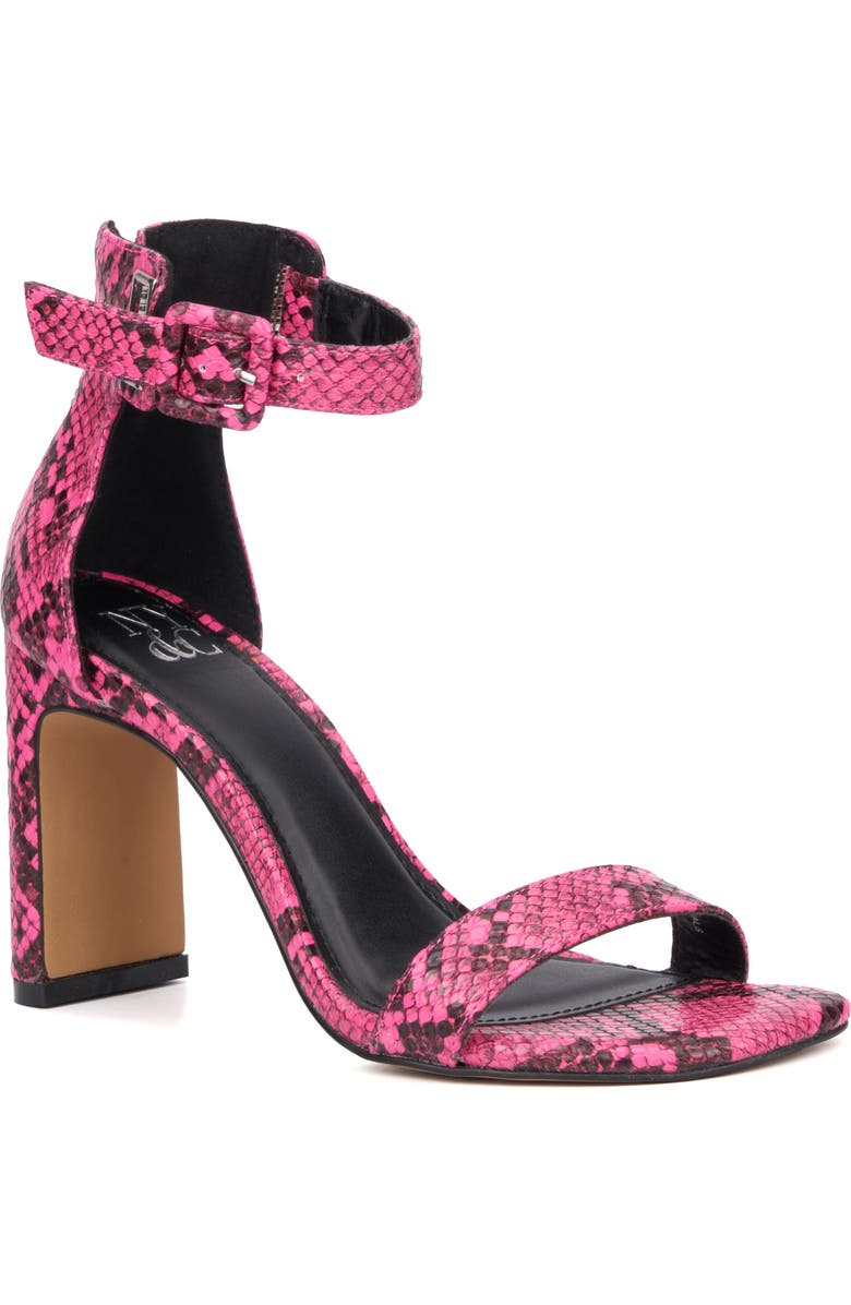 NEW YORK AND COMPANY Lexi Square Toe Sandal, Main, color,