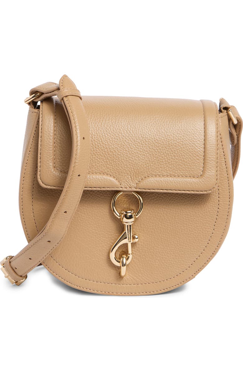 Rebecca Minkoff Megan Saddle Bag, Main, color, Driftwood