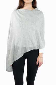 Portolano Cowl Neck Knit Poncho