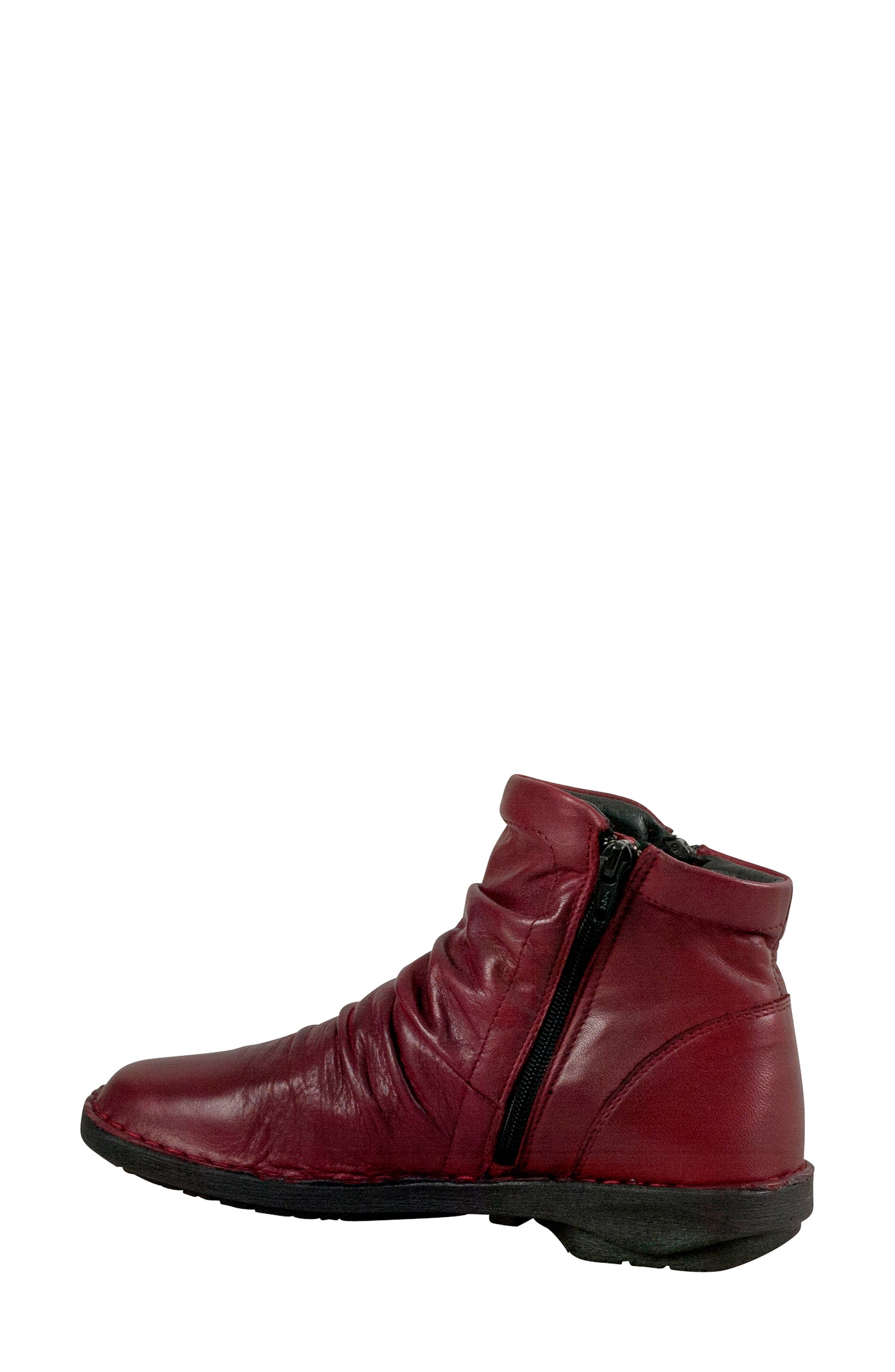 Pleasant Bootie, Alternate, color, RED LEATHER