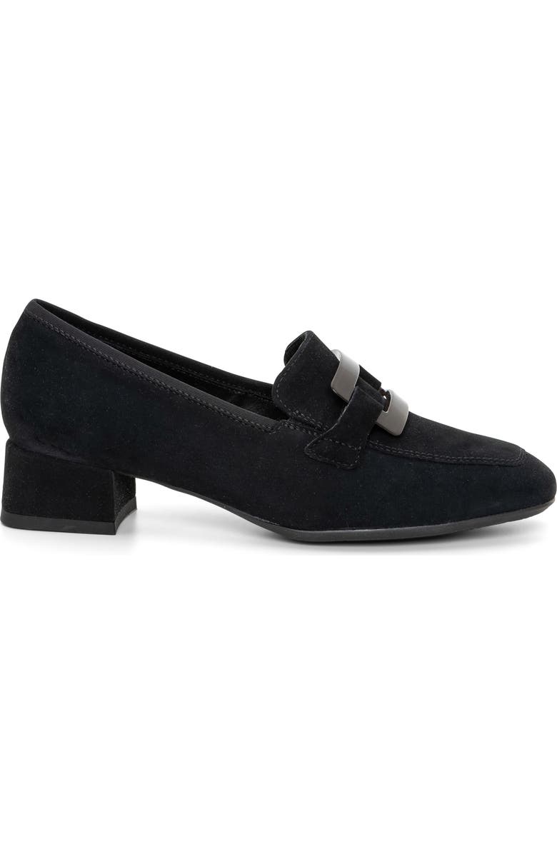 ara Glimmer Loafer Pump, Alternate, color, Black
