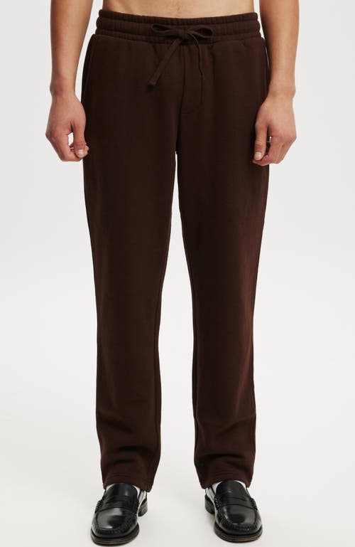 Cotton On Men's Relaxed Track Pant in Dark Oak 