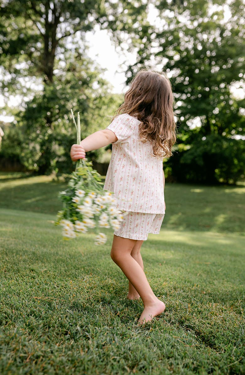 Little Paper Kids Camilla Short Set, Alternate, color, Spring Blooms