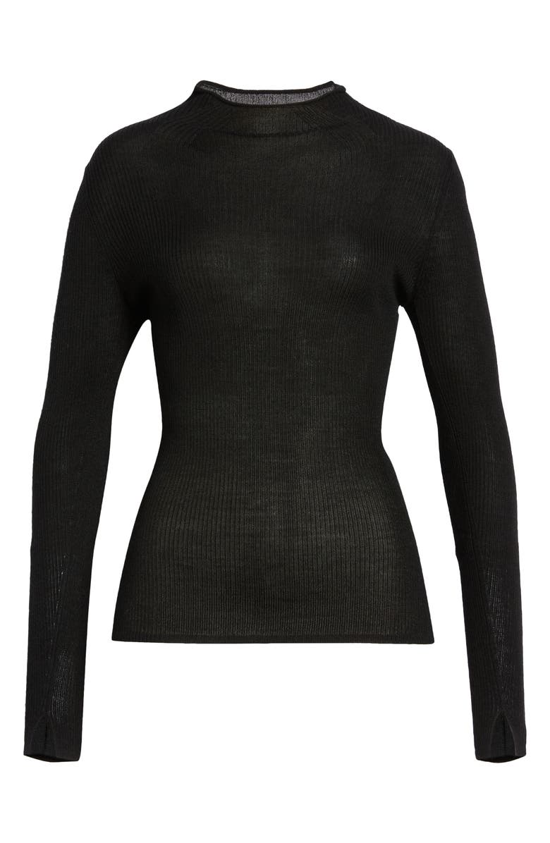 Nordstrom Rib Mock Neck Sweater, Alternate, color, 