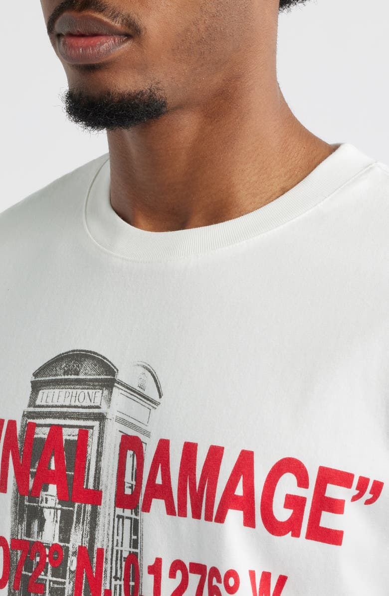 CRIMINAL DAMAGE E1 Phonebox Graphic T-Shirt, Alternate, color, 