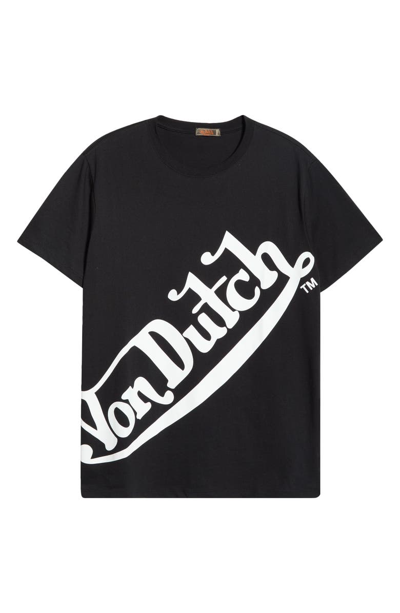 Von Dutch Graphic T-shirt, Alternate, color, Jet Black