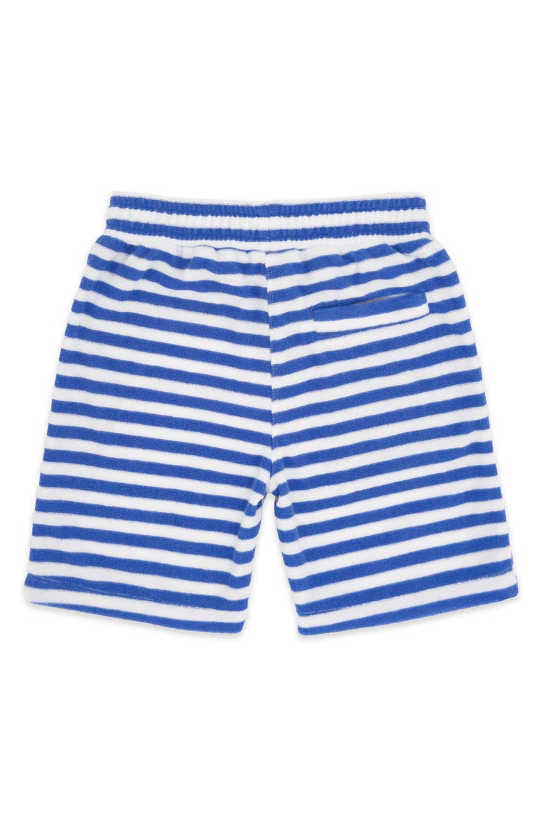 Feather 4 Arrow Kids' Coastal Stripe French Terry Sweat Shorts, Alternate, color, Marina Blue