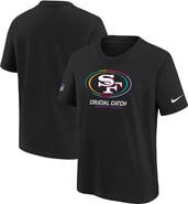 Nike Youth Nike  Black San Francisco 49ers 2024 NFL Crucial Catch T-Shirt