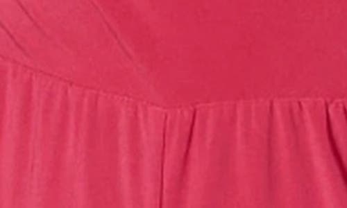 Bebe Sleeveless Faux Wrap Jumpsuit In Pink
