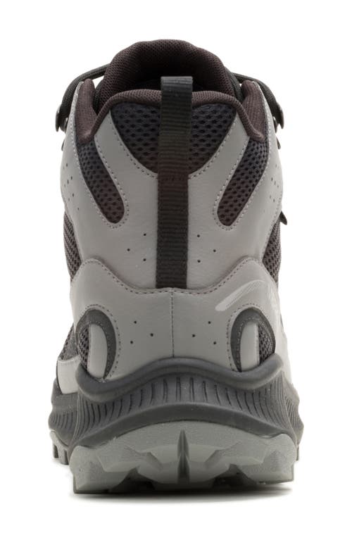 Merrell Tempo Exp Waterproof Mid Top Hiking Shoe In Gray