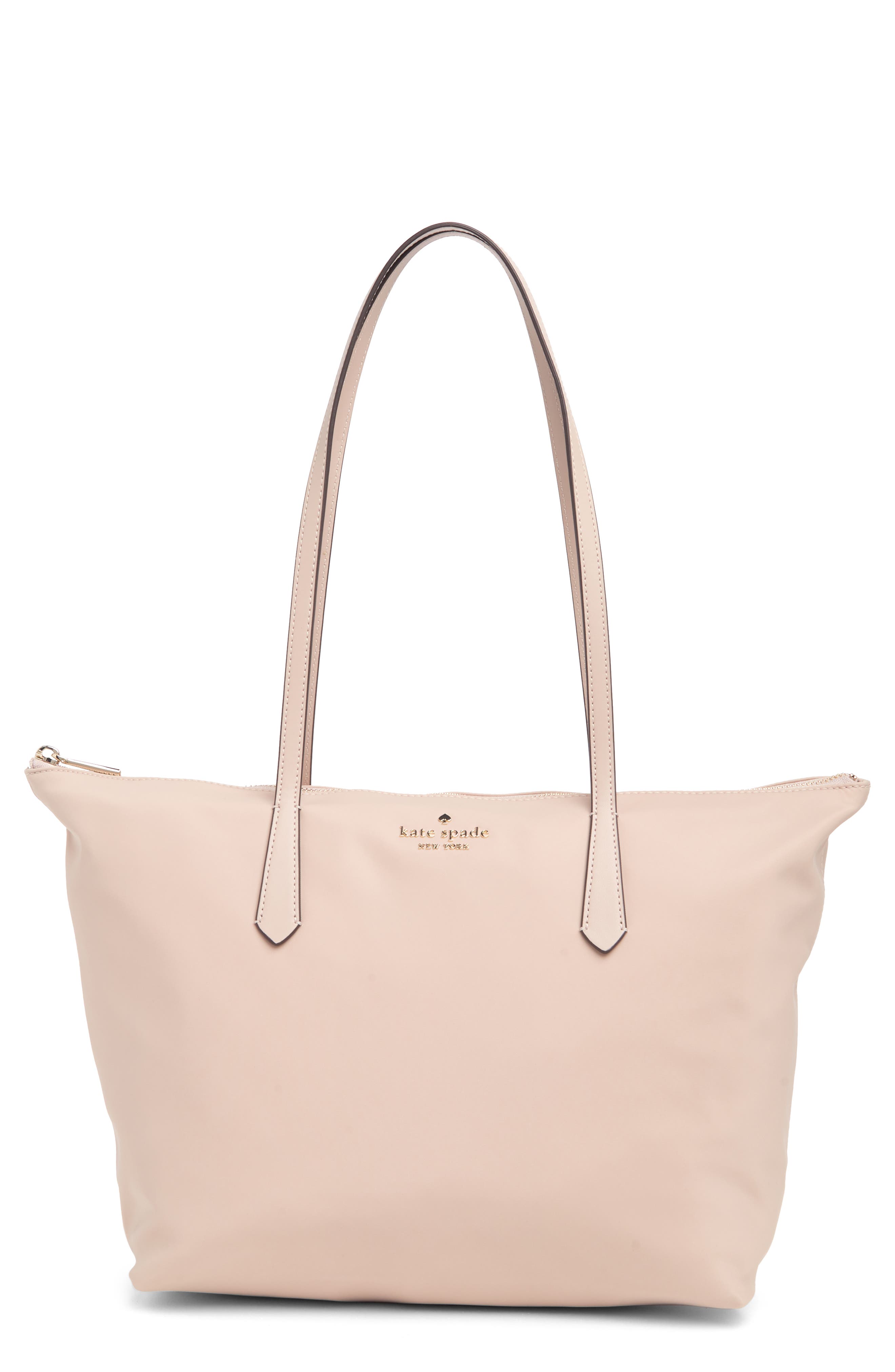 Kate Spade New York kitt recycled nylon large tote, Main, color, 