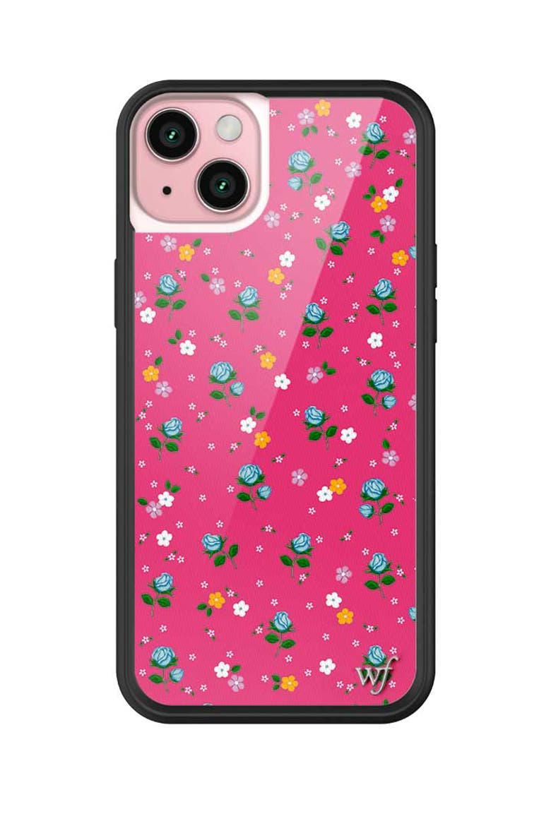 Pink Dainty Florals iPhone Case, Alternate, color, Pink