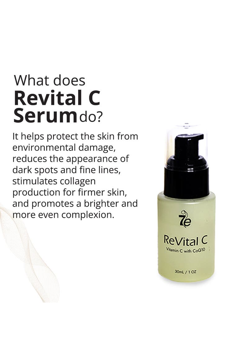 Revital Vitamin C Serum with 20% Ascorbic Acid, Alternate, color, Transparent