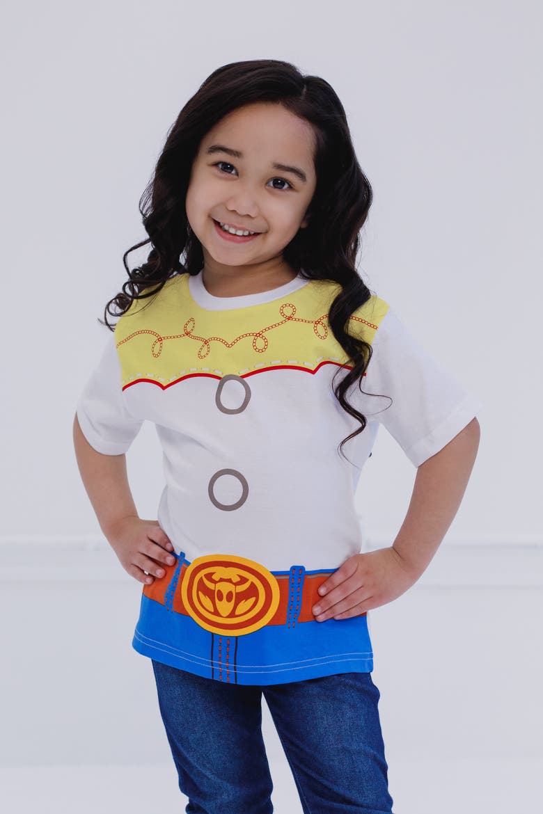 Toy Story Short Sleeve T-Shirt, Alternate, color, Jessie Cowgirl White