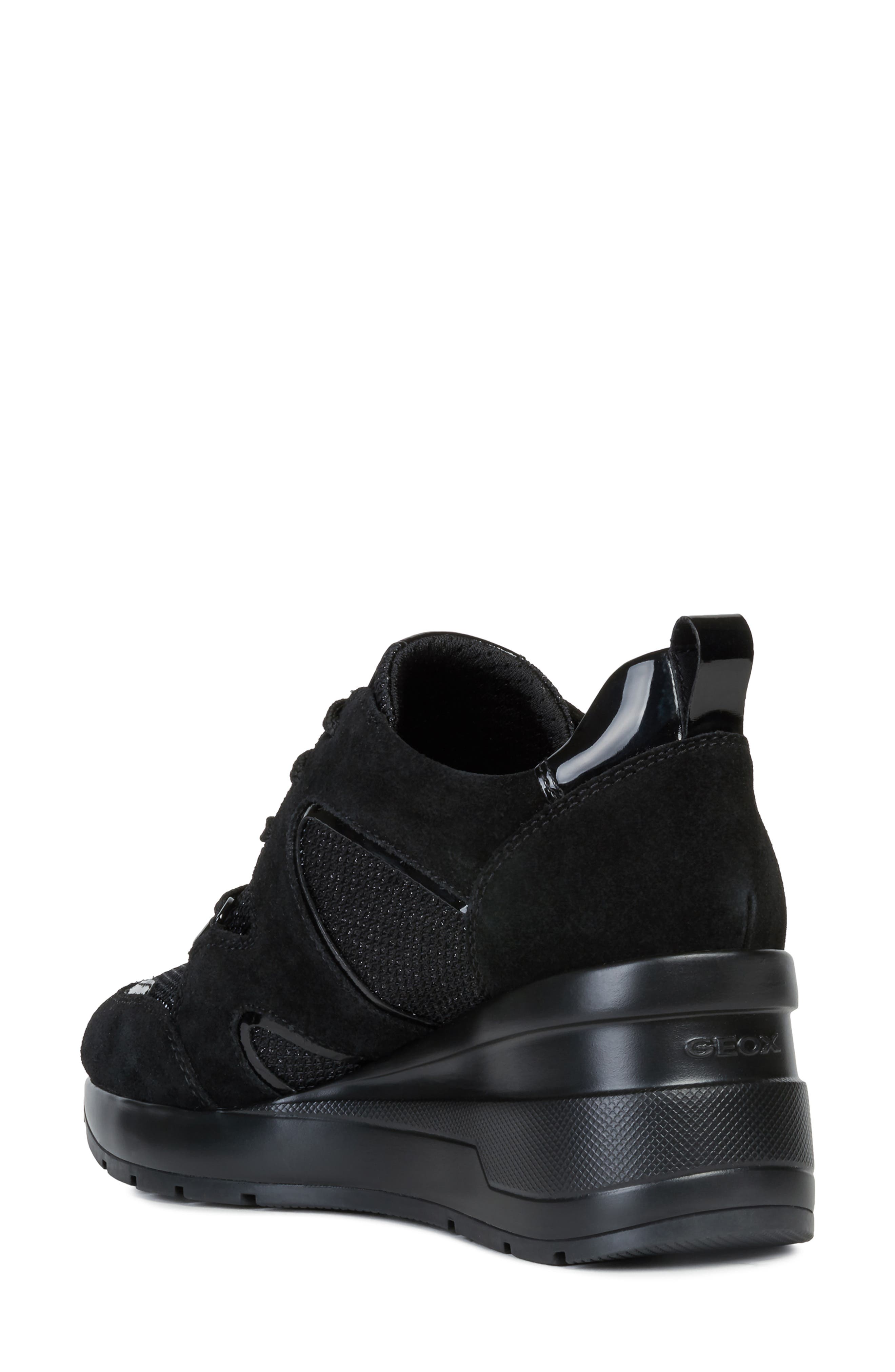 Geox Zosma Wedge Sneaker, Alternate, color, 