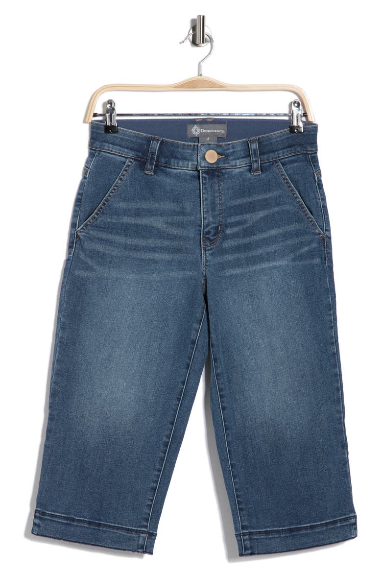 Capri Jeans, Alternate, color, DENIM