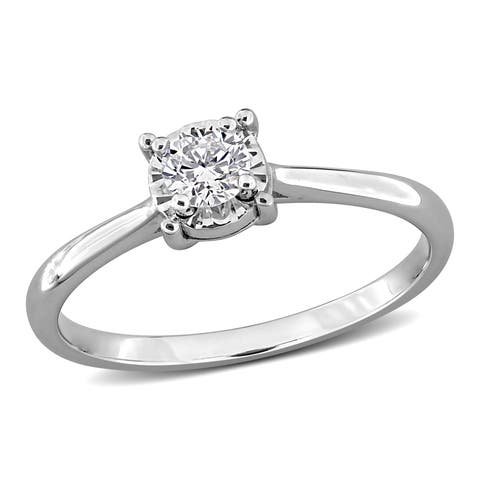 1/4 CTW Lab Grown Diamond Solitaire Ring