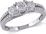Julianna B. 1 CTW Diamond 3-Stone Engagement Ring 10k