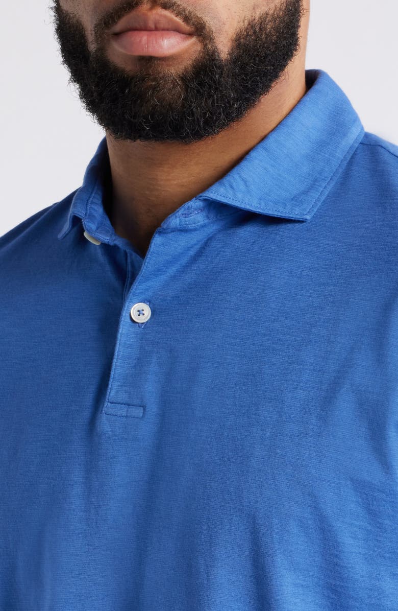 Peter Millar Crown Crafted Journey Pima Cotton Polo, Alternate, color, Ocean Blue