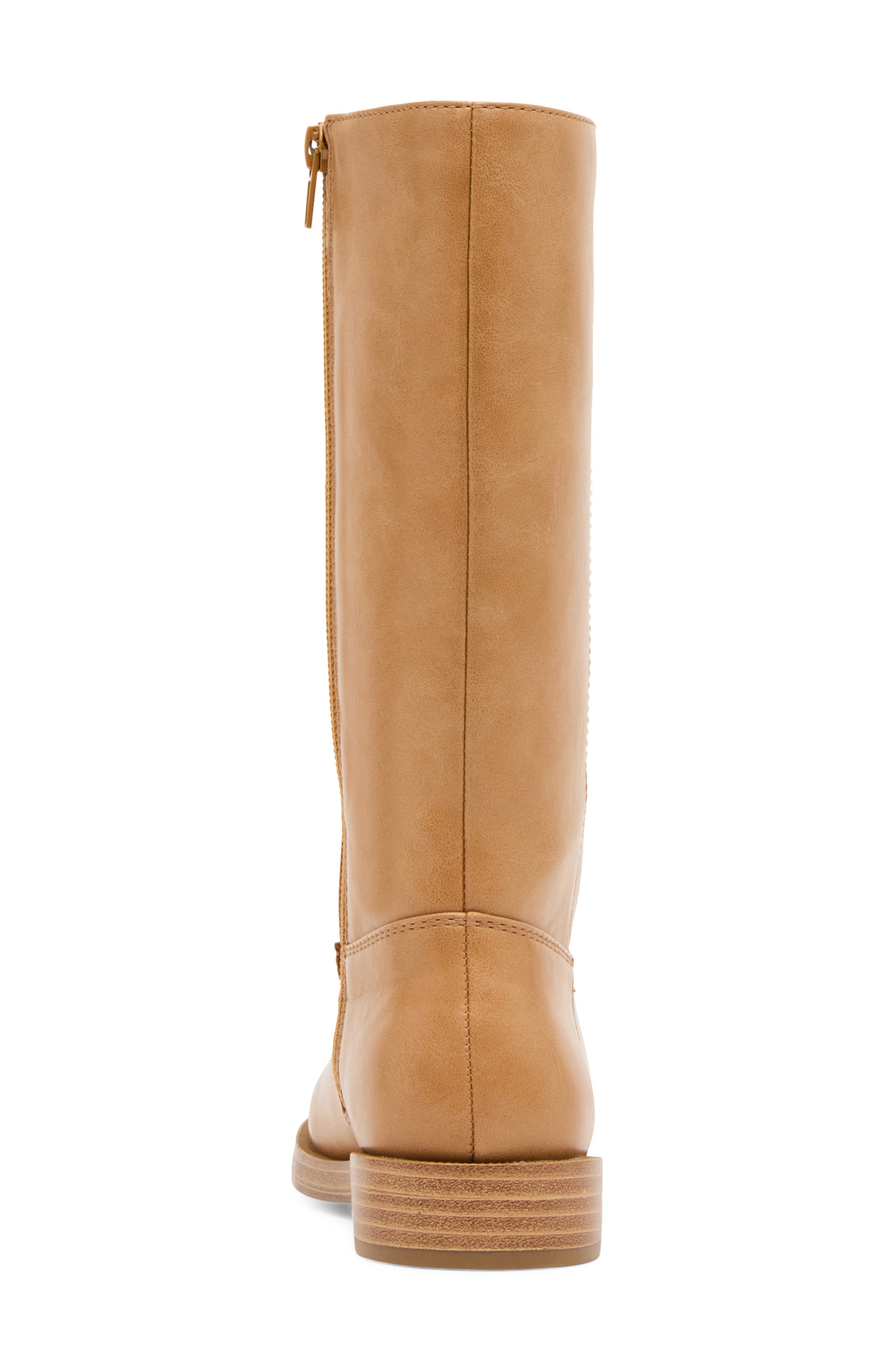 Kids' Joriole Tall Faux Leather Boot, Alternate, color, TAN