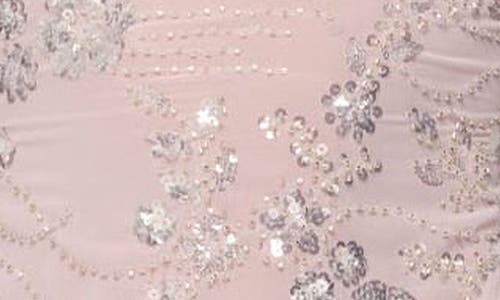 Edikted Nelley Backless Beaded Sequin Chiffon Top
