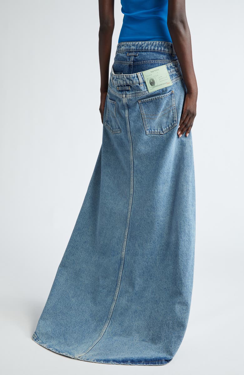 Jean Paul Gaultier x Shayne Oliver Fishtail Straight Leg Jeans, Alternate, color, 