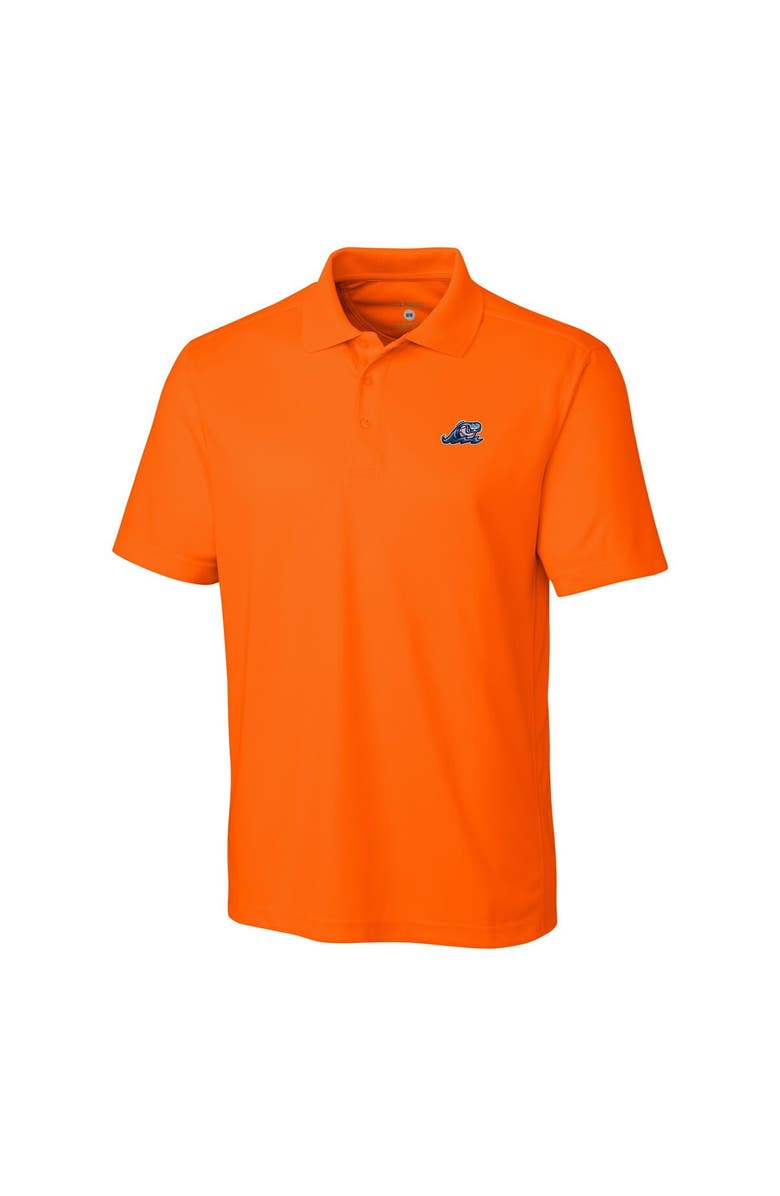 Cutter & Buck Men's Cutter & Buck  Orange West Michigan Whitecaps  Clique Ice Pique Tech Polo, Alternate, color, 