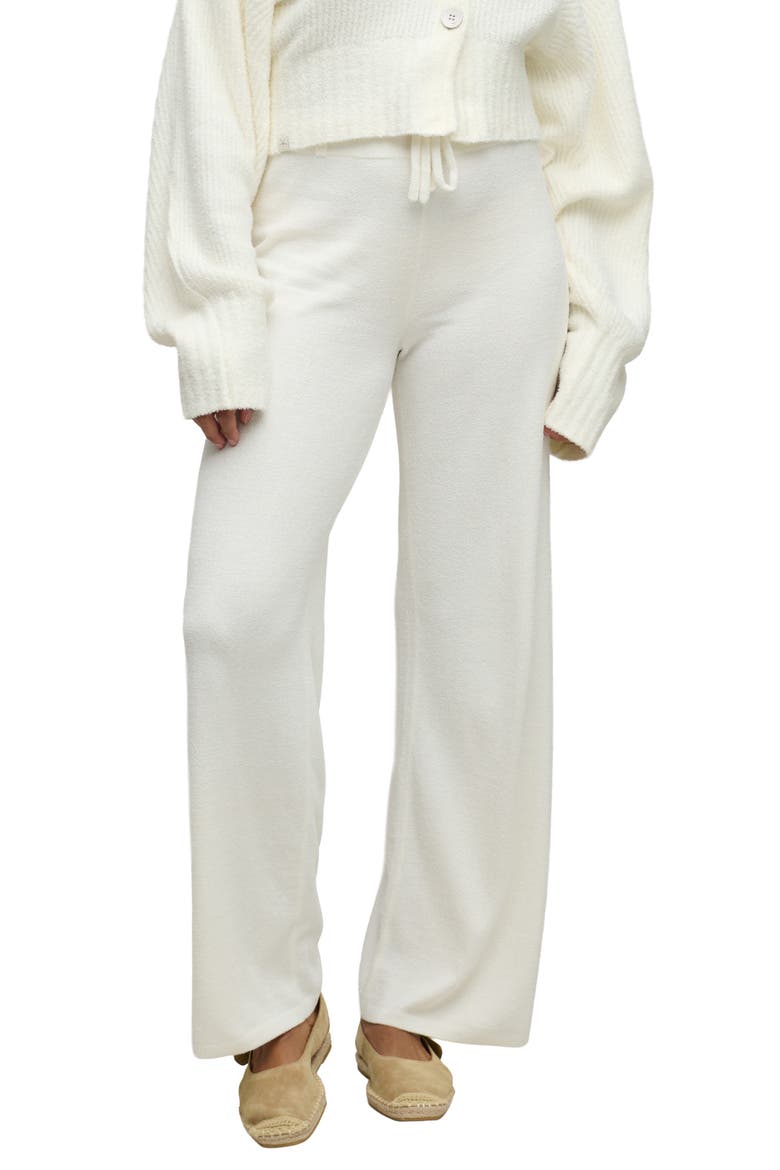 CozyChic Ultra Lite® Tie Waist Relaxed Pants, Main, color, PEARL