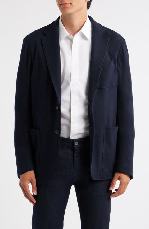 Trim Fit Cotton & Cashmere Jacket