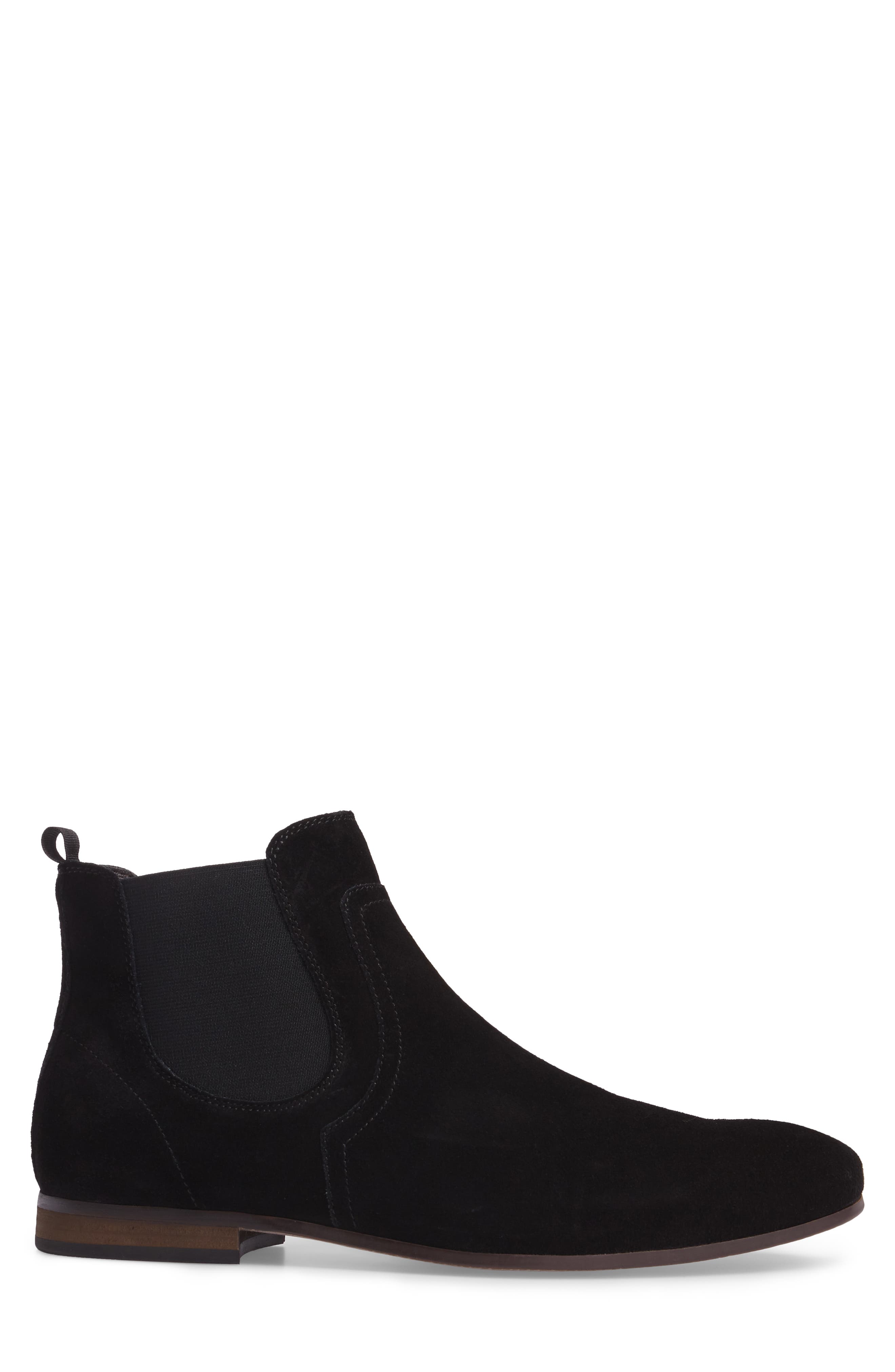 Brysen Chelsea Boot, Alternate, color, BLACK SUEDE
