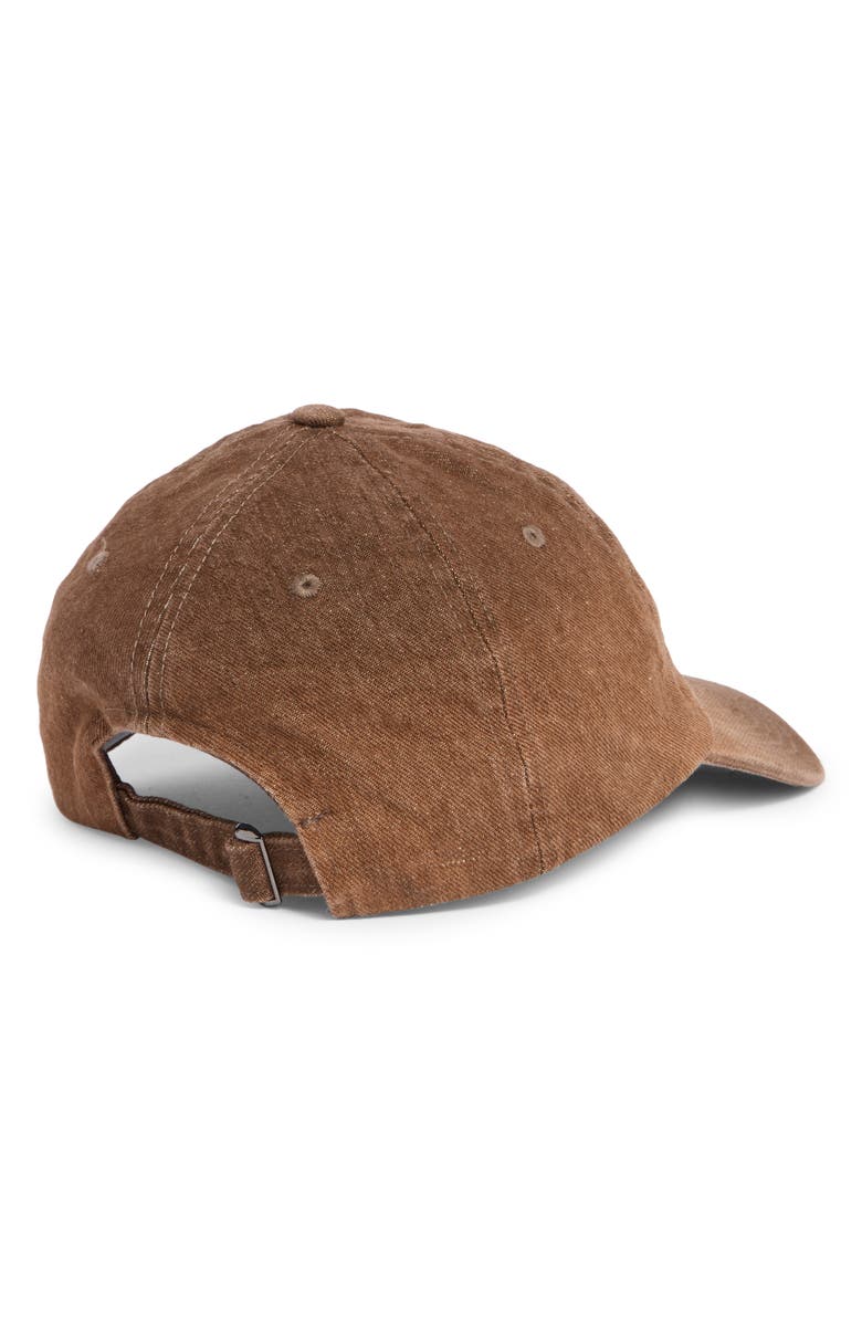 Steve Madden City Dad Baseball Cap, Alternate, color, Chocolate